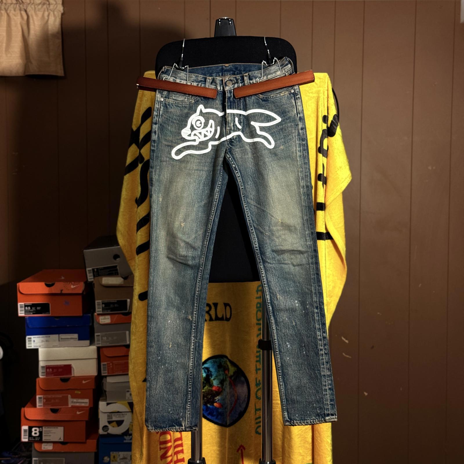 Billionaire Boys Club Bbc Running Dog Made In Japan Denim - Rare & Legit!